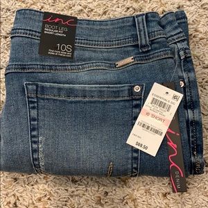 INC Boot Leg denim jeans
